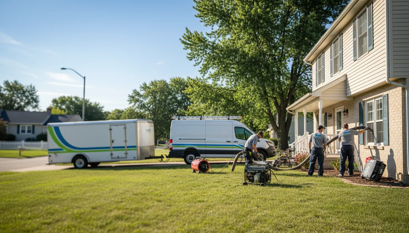 Flooded Basement Restoration And Cleanup With Repair in Ludell, KS near me